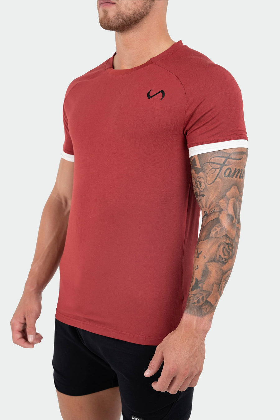 TLF Air-Flex Classic Tee - Mens Raglan Shirt - Red - 2