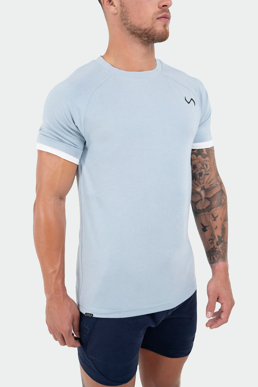 TLF Air-Flex Classic Tee - Mens Modal T Shirt - Blue - 2