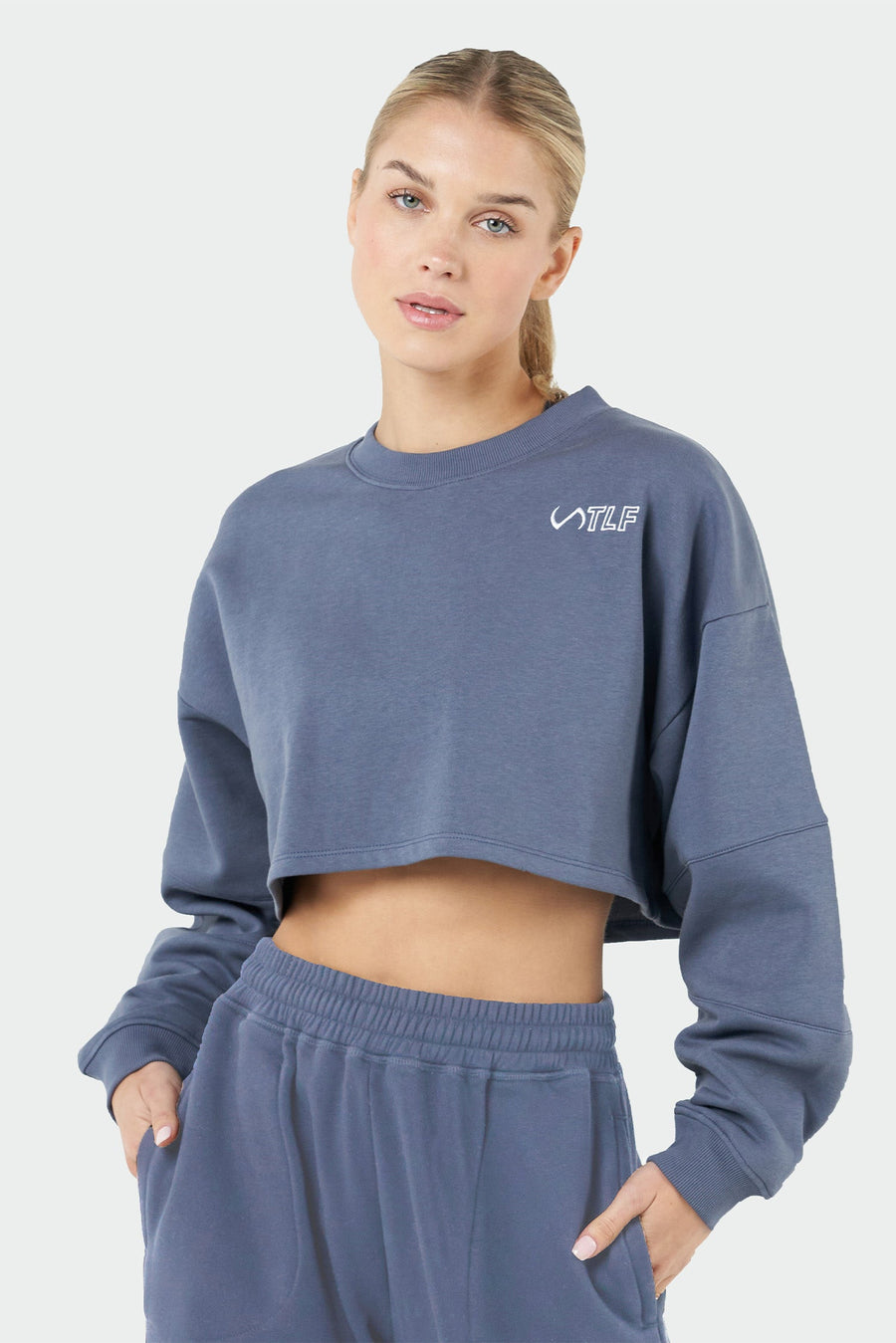 Chill Oversized Crop Sweatshirt | TLF Apparel