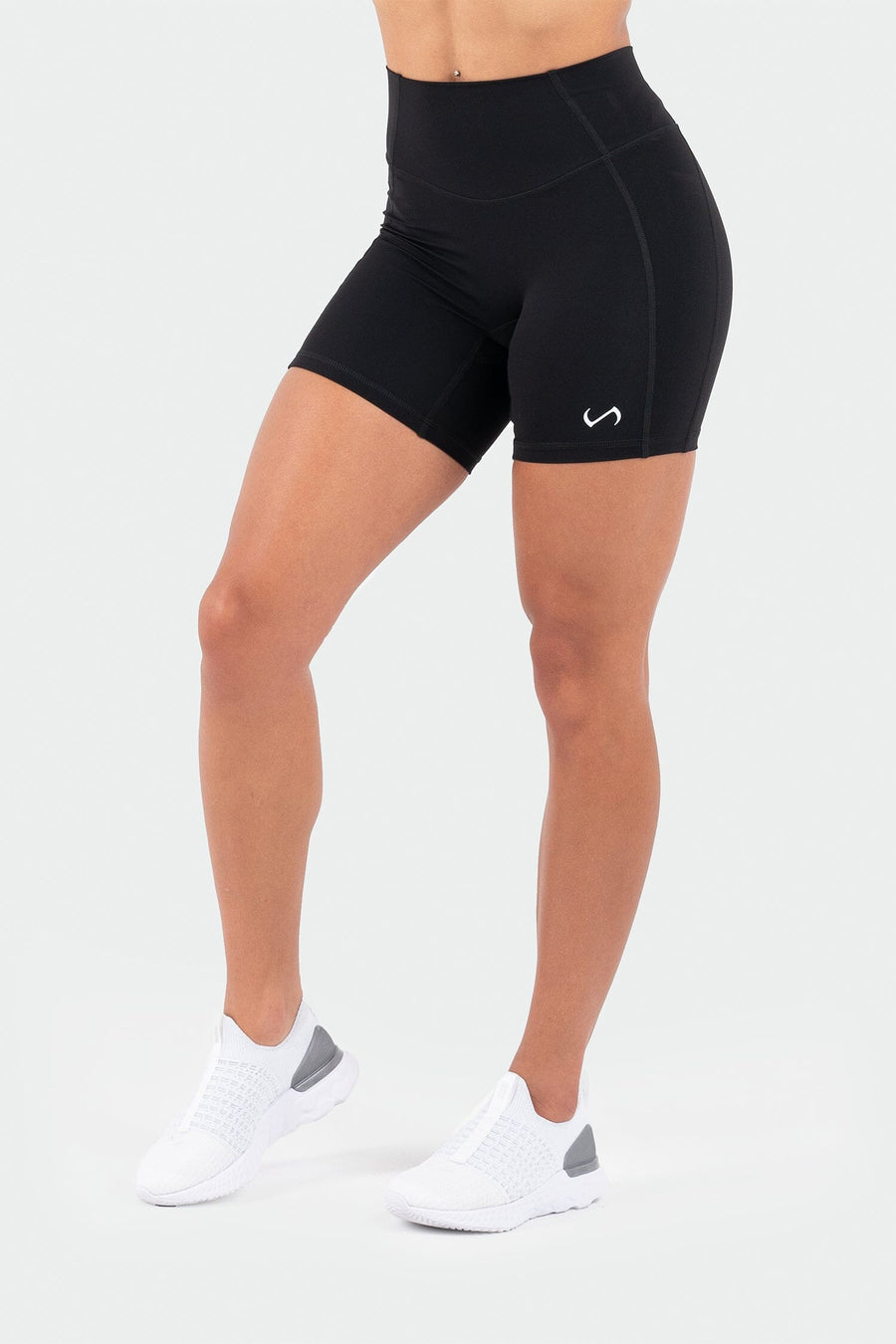 TLF Hyper-Power High Waisted Gym Shorts – Black - 1