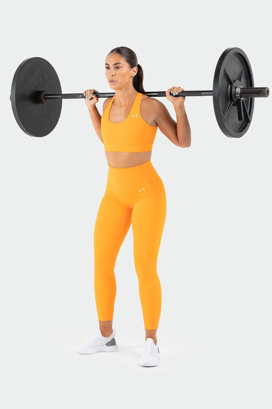 TLF Hyper-Power Workout Sports Bra - Orange  - 6