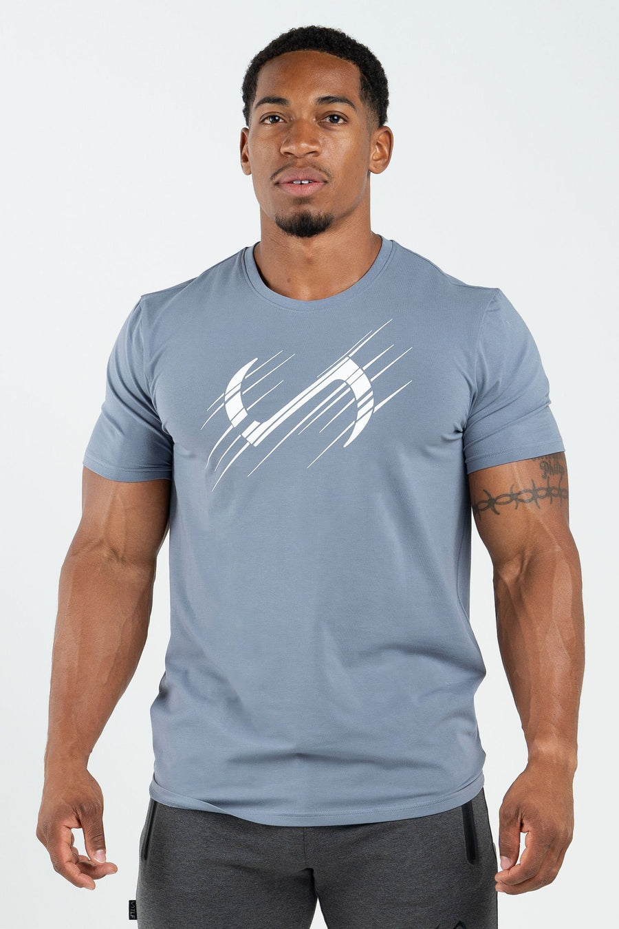 TLF Lift Gym T-Shirt - Gym T Shirt - Gray 1