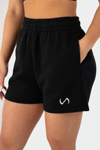 TLF Reset – Fleece Oversized Shorts -  BLACK  - 4