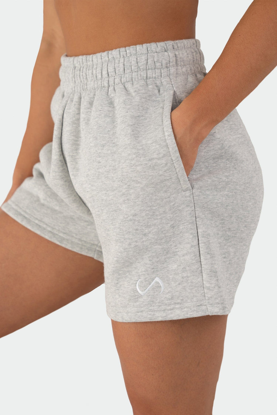 TLF Reset – Fleece Oversized Shorts -  Gray - 5