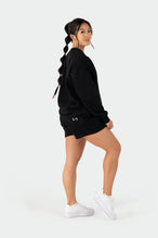 TLF Reset – Fleece Oversized Shorts -  BLACK  - 6