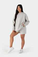 TLF Reset – Fleece Oversized Shorts -  Gray - 2