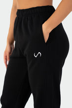 TLF Reset - Fleece Oversize Sweatpants -  BLACK  - 5