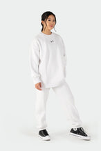 TLF Reset Fleece Oversized Sweatshirt White 6