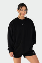TLF Reset Fleece Oversized Sweatshirt Black 5