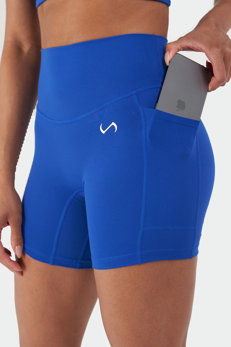 Reset Side Pocket Gym Shorts - Winter Blue - 2