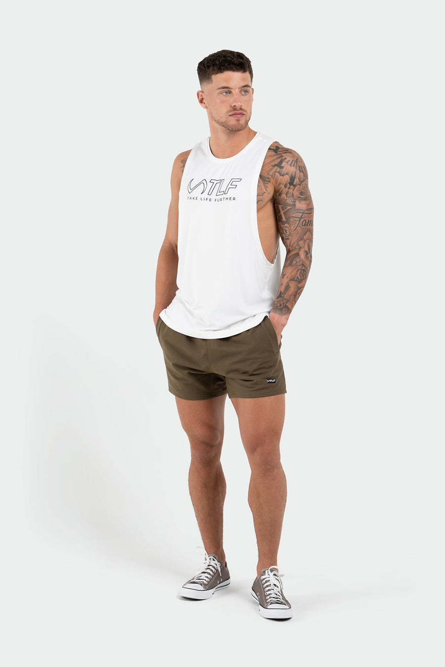 TLF Varsity 5” Shorts - 5 Inch Inseam Shorts For Men - Green - 5