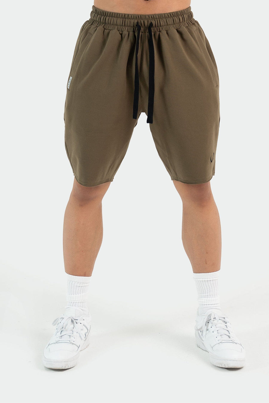 Front View of Military Varsity Shorts