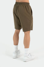 Back View of Military Varsity Shorts