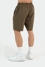 Back View of Military Varsity Shorts