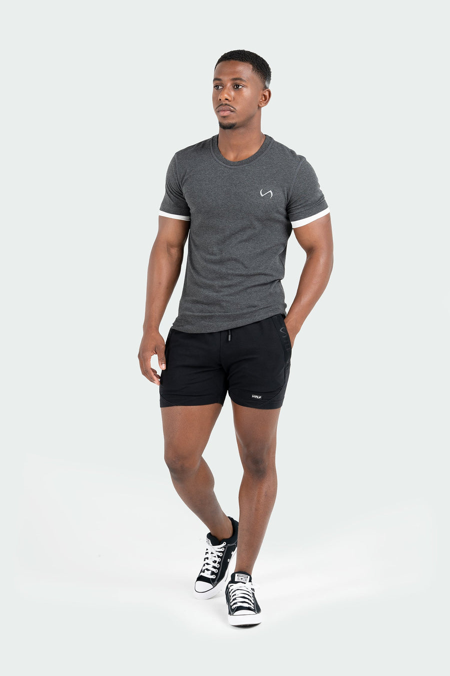 TLF Vital 5” Shorts - Men’s 5 Inch inseam Shorts - Black - 5