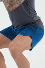 TLF Vital Element 5” Gym Shorts - 5 Inch inseam Athletic Shorts - Blue - 5