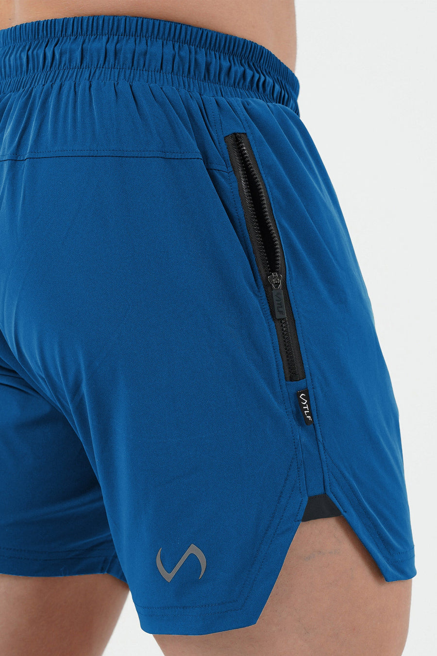 TLF Vital Element 5” Gym Shorts - 5 Inch inseam Athletic Shorts - Blue - 4